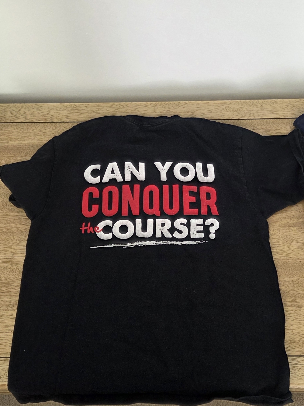 Ninja MANIA ,Can You Conquer The Course? Graphic Black Tee